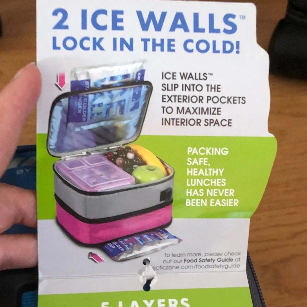 Ultra Insulated Lunch Bag with Ice Packs